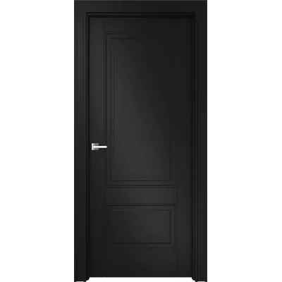 Дверь Офрам ДЕЛЬТА-2 глухая, эмаль черная